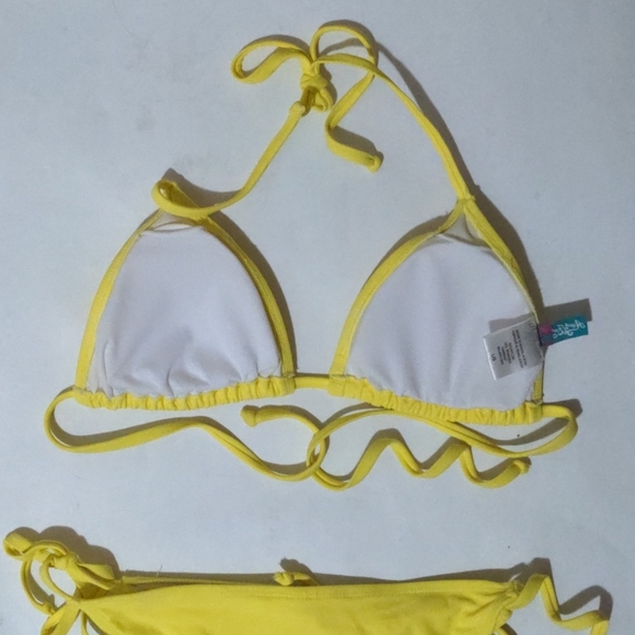L Yellow Bikini 👙 Aqua Funky - Picture 4 of 8